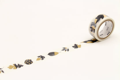 MT Washi Tape - Fab - Foil Stamping Leaf (15mm)