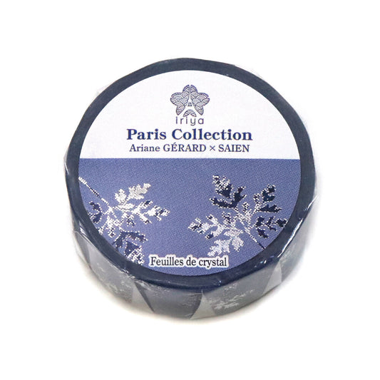 Saien X Ariane Gérard - Feuilles de Crystal Silver Foil Washi Tape (15mm)