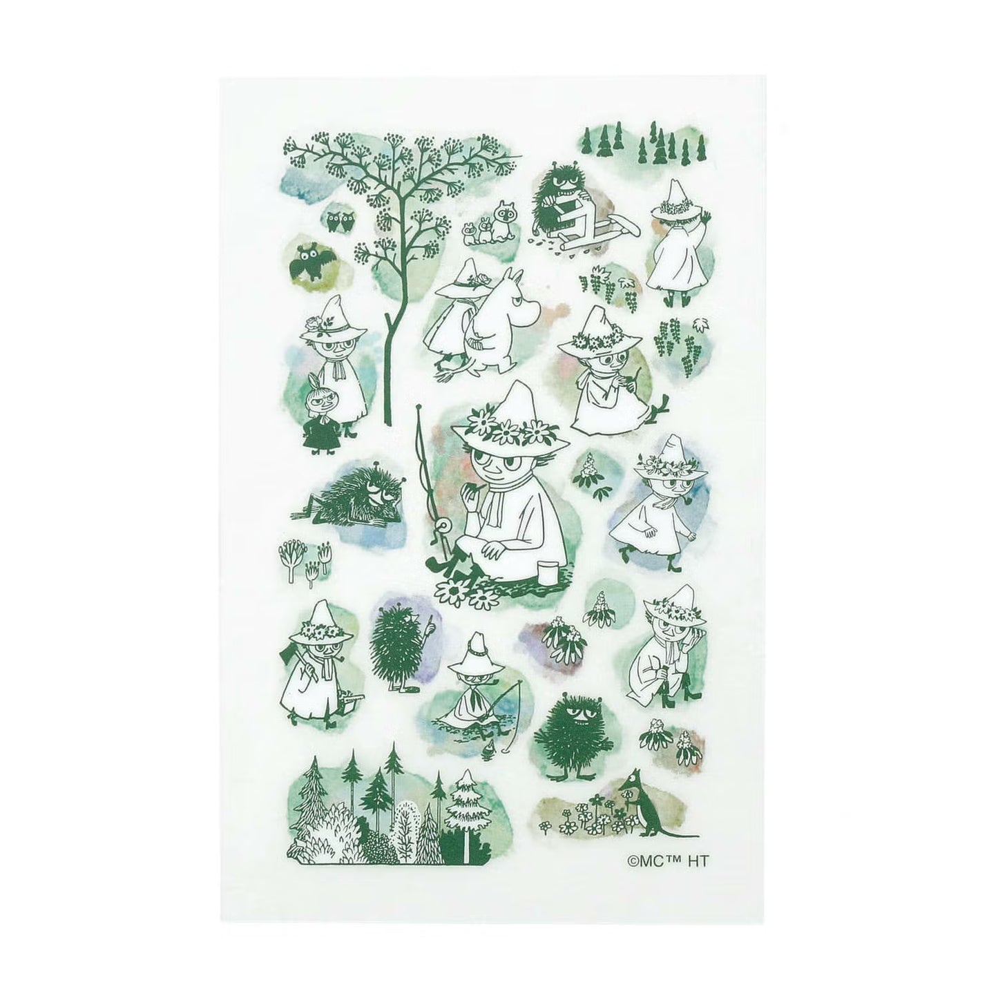 Hightide Moomin Color Transfer Stickers