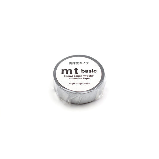 MT Washi Tape - High Brightness - Silver (15mm)