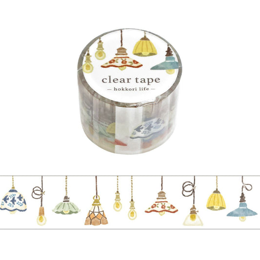 Mind Wave Clear Tape - Hokkori Life - Lamps (30mm)
