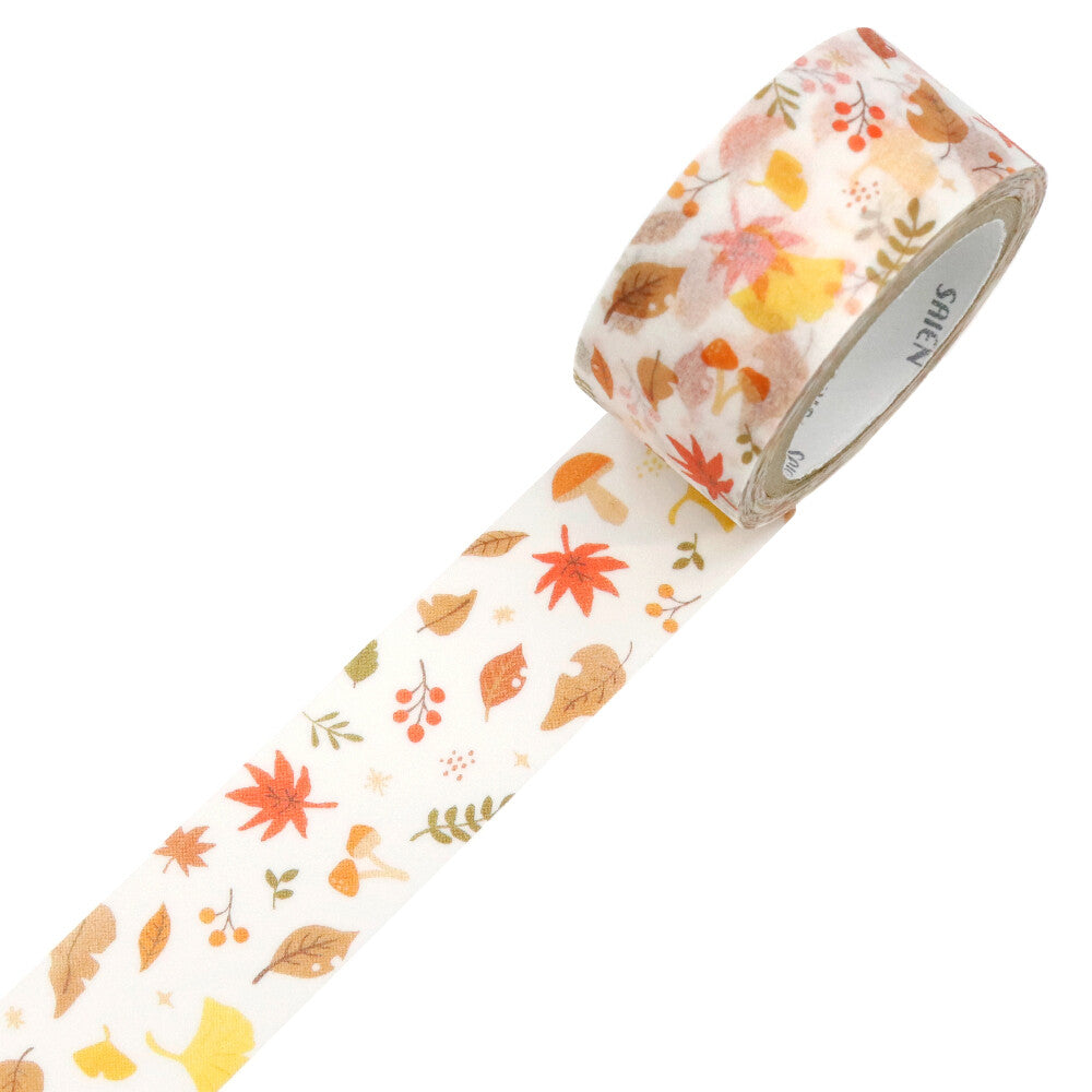 Saien Washi Tape - Leaves of Tree (15mm)
