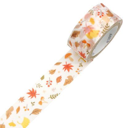 Saien Washi Tape - Leaves of Tree (15mm)