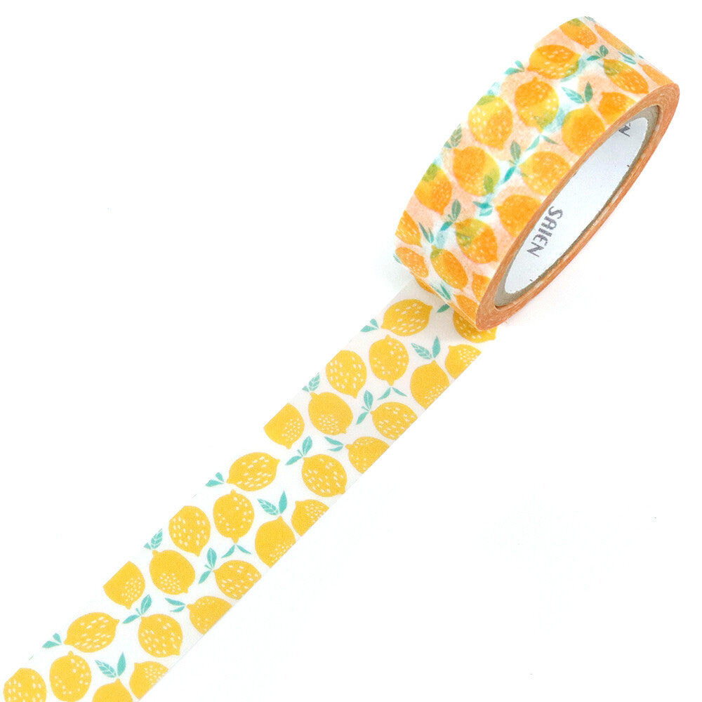 Saien Washi Tape - Lemon (15mm)