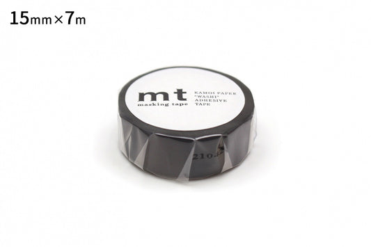 MT Washi Tape - Matte Black (15mm)