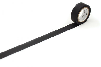 MT Washi Tape - Matte Black (15mm)