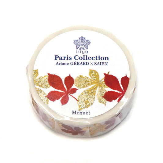 Saien X Ariane Gérard - Menuet Gold Foil Washi Tape (15mm)