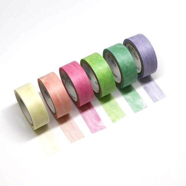 Miki Tamura - Chigiri-e - Fluffy Washi Tape Set (6 Rolls)