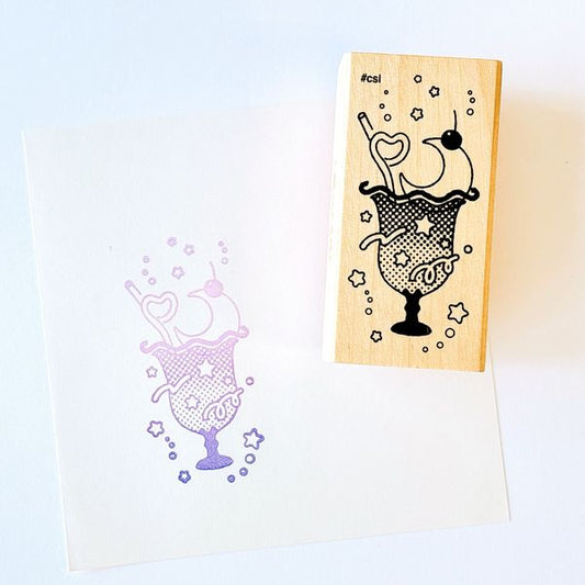 Kodomo No Kao Stamps - I Love Stamp Series - Moon Soda