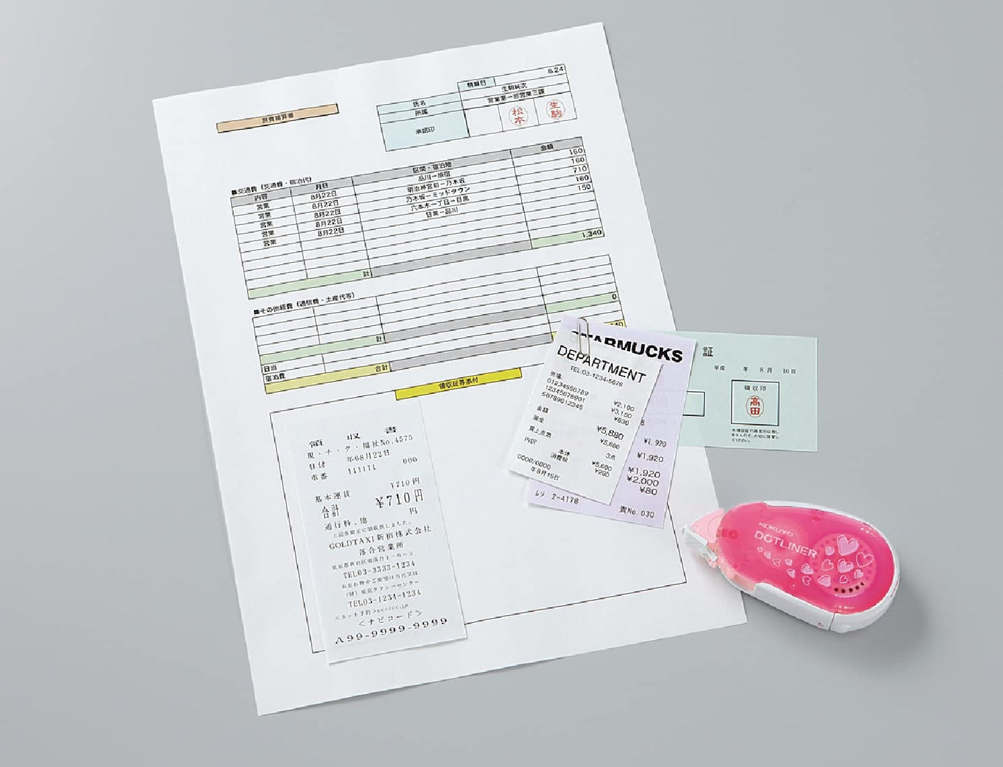 Kokuyo Dotliner Tape Runner - Heart