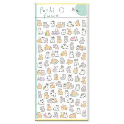 Mind Wave Stickers - Tiny Puffy - Bunny