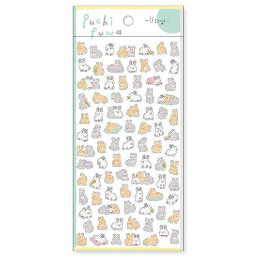 Mind Wave Stickers - Tiny Puffy - Bunny