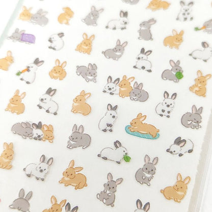Mind Wave Stickers - Tiny Puffy - Bunny