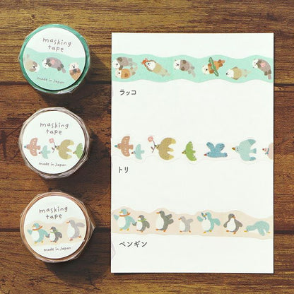 Mind Wave Die Cut Masking Tape - Sea Otters (18mm)