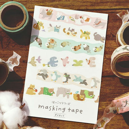 Mind Wave Die Cut Masking Tape - Sea Otters (18mm)