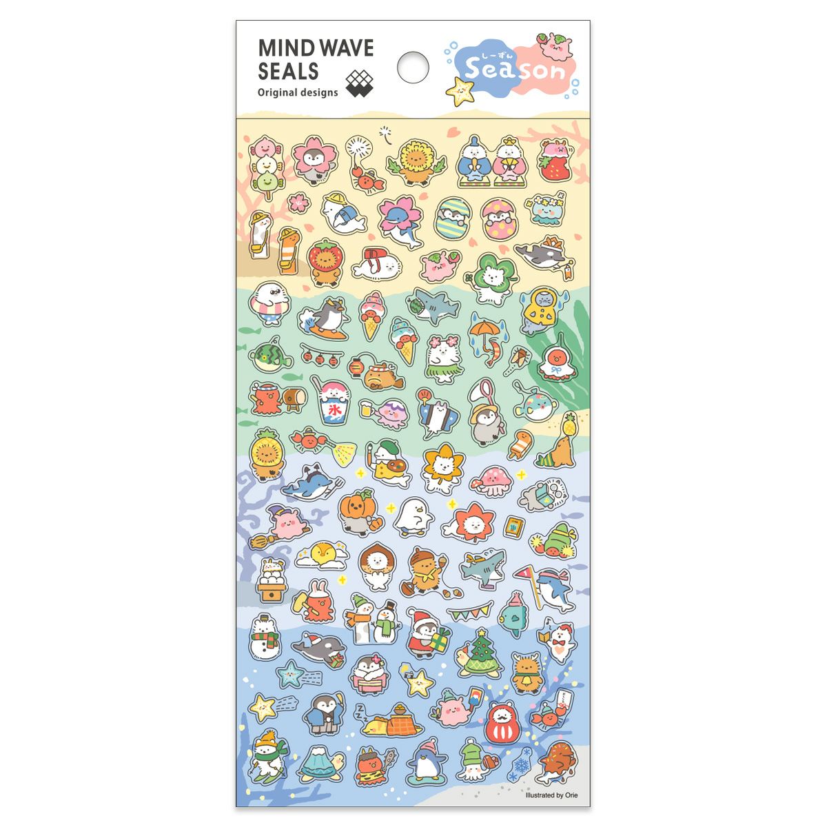 Mind Wave Stickers - Seal Stickers - Four Seasons