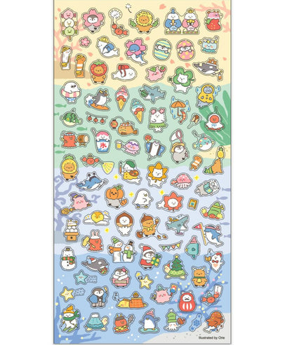 Mind Wave Stickers - Seal Stickers - Four Seasons