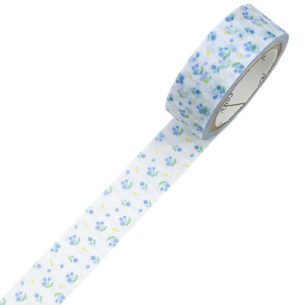 Saien Washi Tape- Sky-blue Ribbon - Set of 3 (15mm)