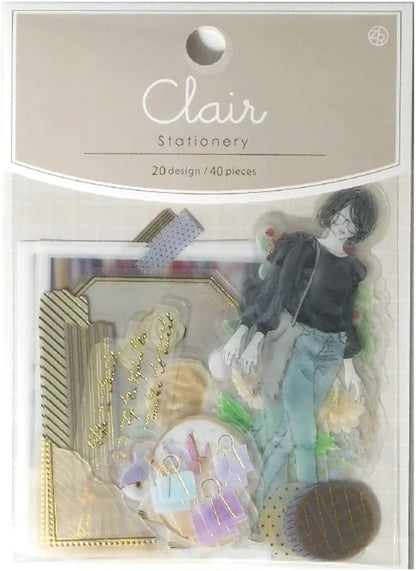 Z&K - Clair Flake Stickers - Stationery