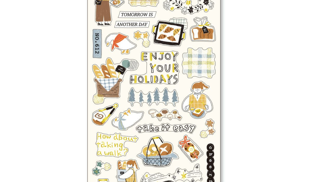 Mind Wave Stickers - Take a Stroll - Bakery