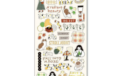 Mind Wave Stickers - Take a Stroll - Coffee Shop