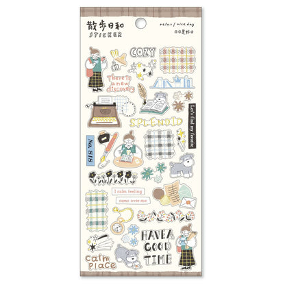 Mind Wave Stickers - Take a Stroll - Stationery Store