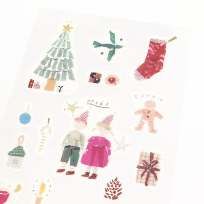 Miki Tamura Stickers - Winter with Silver Foil