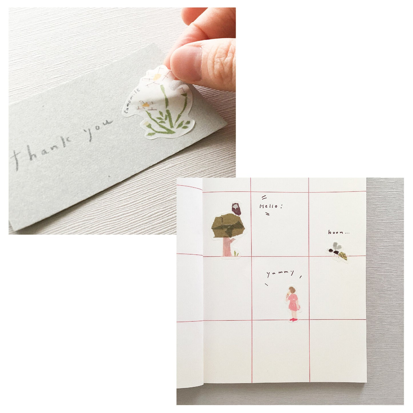 Miki Tamura Stickers - Winter with Silver Foil