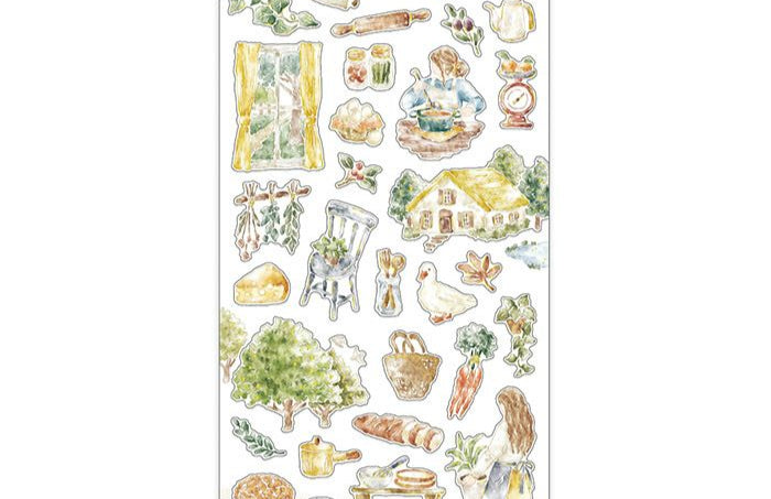 Mind Wave Stickers - With Nature - Lunch Prep