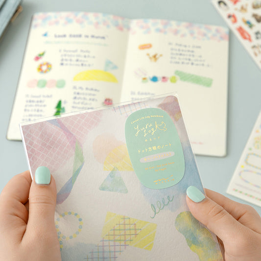 Midori Yuru Log Notebook 5mm Dot Grid B6
